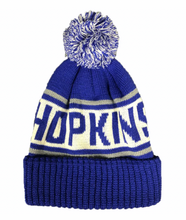 Load image into Gallery viewer, Cuffed knit hat with pom pom